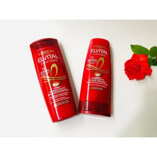 Hàng đức bộ dầu gội xả loreal đỏ color glanz dành cho tóc nhuộm