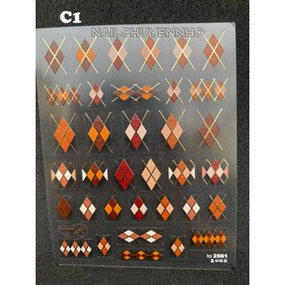 Sticker Trang Trí Móng Dành Cho Thợ Nail Chuyên nghiệp