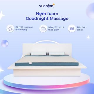 Vua Nệm x Nệm foam Goodnight Massage bán chạy số 1 Việt Nam Vua Nệm, Cấu trúc lượn sóng