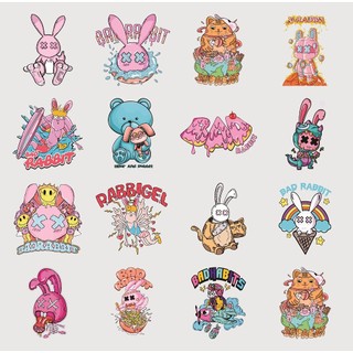 Hình ủi nhiệt thỏ bad rabbit, size 5-7cm br1