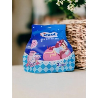 Băng Vệ Sinh ICOOL Dạng Quần 2 Miếng Size M/L(Combo 10 Gói )