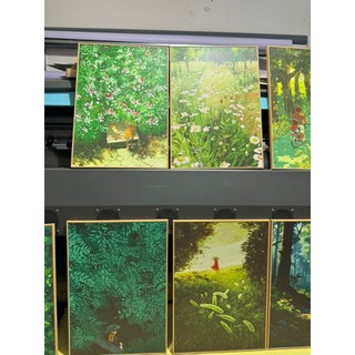 50x70-Tranh Treo Tường Canvas Cao Cấp Rừng Cây Lá Mùa Hè Xanh Mát Tropical Trang Trí Phòng Khách/ ngủ Decor MELYHOME