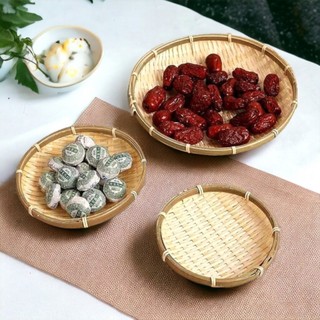 Mẹt tre trắng trang trí decor