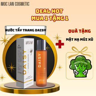 Nước Tẩy Trang Daisy Chính Hãng Markeup Remover Meea + Tặng Nạ Múi Xù