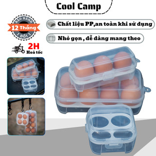 Hộp Đựng Trứng Gấp Gọn Dã Ngoại Camping 3-8 Trứng Chống Vỡ,Vỉ Đựng Trứng Mang Theo Cắm Trại Du Lịch