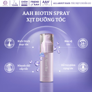 AAH Xịt Dưỡng Tóc - Biotin Spray All About Hair 120ml