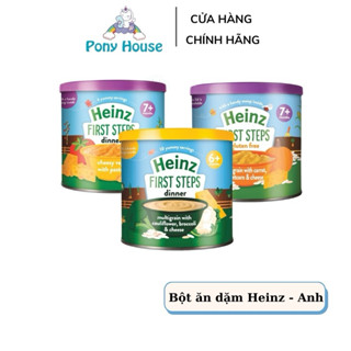 Bột Ăn Dặm Heinz Anh Đủ Vị Súp Lơ (Bông Cải)  Phomai - Chuối - Bí Đỏ - Cà Chua Mỳ Ý Cho Bé Từ 6 Tháng Trở Lên  Date 2023