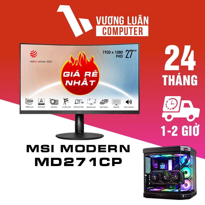 Màn hình cong MSI MD271CP 75Hz HDMI USB Type C