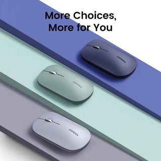 [Hỏa Tốc]Chuột không dây Ugreen Bluetooth MU001 loại Mỏng Silent