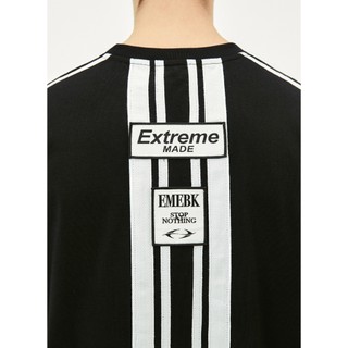 Áo phông thun tay lỡ Made Extreme 230862 nam nữ màu đen
