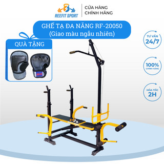 Ghế tạ giàn tạ đa năng có kéo xô Reefit Sport dành cho gia đình RF-20050 + tặng bao tay cuốn