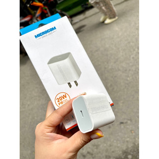 Củ sạc Microcom 10W và 20W Đầu USB và TypeC Hàng chính hãng