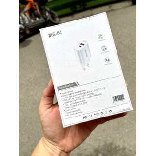 Củ sạc Microcom 10W và 20W Đầu USB và TypeC Hàng chính hãng