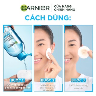 (Chuẩn Pháp ) Nước Tẩy Trang Garnier Skin Active 400ml Pháp