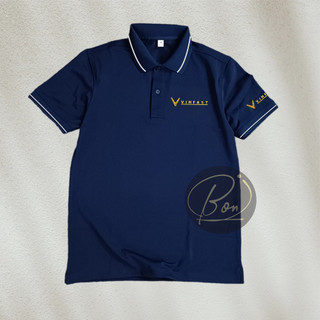  Áo Polo Vinfast logo màu vàng Áo thun đen in logo Vinfast vàng- BONSHOP94.HCM 