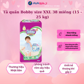 Tã quần Bobby size XXL 38 miếng (15 - 25 kg)