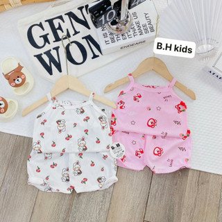 Bộ 2 dây tăm lạnh họa tiết cho bé gái