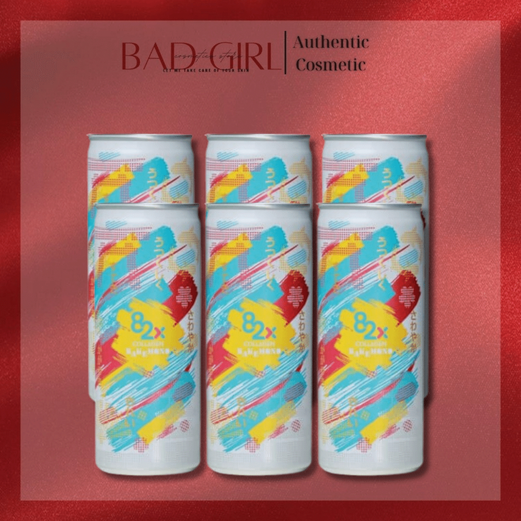 Nước Uống Giải Khát Bổ Sung Collagen 82X Kakemono Full lốc (6  lon) - 245ml/lon