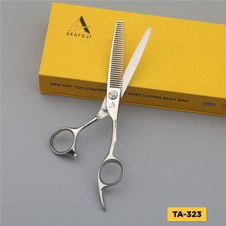 Kéo tỉa tóc viko akafuji ta323, thép nhật chính hãng, dài 6 inches, 32 răng thẳng