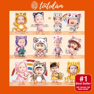 Chibi sinh nhật cho bé thiết kế theo yêu cầu phụ kiện trang trí sinh nhật 20cm-35cm - Tôi Tự Làm