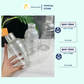 Bình lắc pha chế nhựa/shaker nhựa