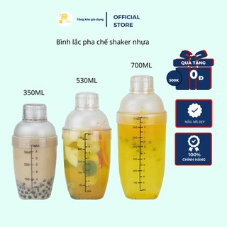 Bình lắc pha chế nhựa/shaker nhựa