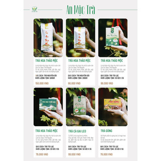 Trà Hoa Thảo Mộc - OCOP ĐÀ NẴNG 500gram giúp ngủ ngon thanh lọc cơ thể
