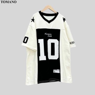 Áo Thun Nam Nữ Tay Ngắn Cổ Tròn Kara 10 Club Vải Cotton Phi Bóng - TOMANO
