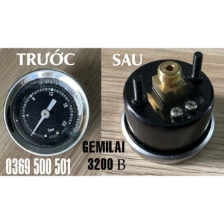 Đồng hồ áp lực gemilai 3200x, 3605....máy pha cà phê