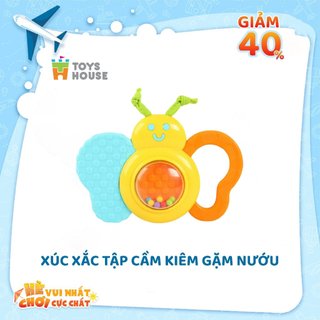 Xúc xắc tập cầm kiêm gặm nướu cho bé hình bướm xinh Winfun 0183 cho bé từ 0 tới 12 tháng