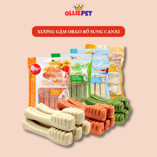 Xương Gặm Orgo Sạch Răng, Thơm Miệng, Bổ Sung Canxi Cho Chó Hình Xương Bàn Chải