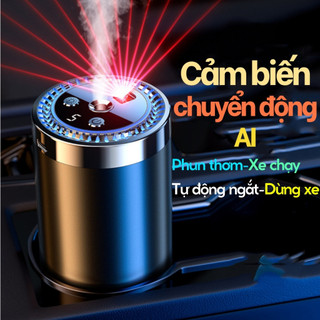 Máy xịt thơm xe Ô tô tự động Phun/Tắt sau khi Khởi động/Dừng xe bằng Chip thông minh AI cảm nhận trạng thái của thân xe