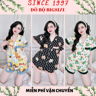 Đồ bộ bigsize Đùi LỤA MANGO 50-90kg, Since1997 Đồ ngủ bigsize Pijama bigsize lụa Mango cao cấp siêu mềm mịn, Since1997