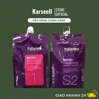 Bộ thuốc uốn tóc pallamina collagen 1000mlx2 thuốc uốn cao cấp italy hairlover