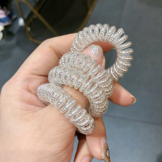 Dây Cột Tóc Lò Xo Đính Hạt Siêu Chắc