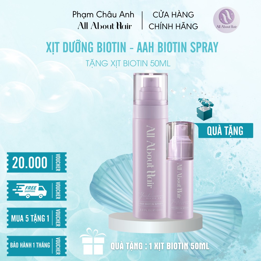 XỊT DƯỠNG BIOTIN ALL ABOUT HAIR (MUA 1 TẶNG 1)