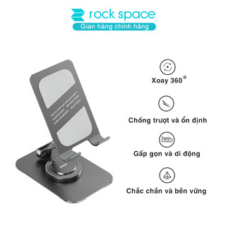 Giá đỡ điện thoại thông minh xoay 360 độ Rockspace Rotatable chống trượt bằng kim loại