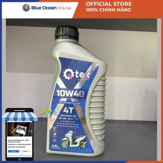 Dầu nhớt động cơ tay ga qtex scooter 10w40 sn mb 800ml