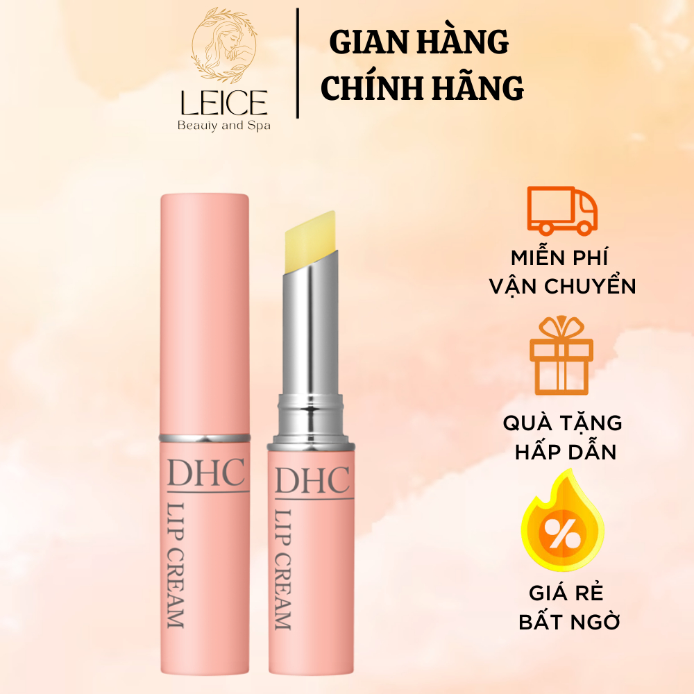 Son Dưỡng Môi DHC Lip Cream 1,5g Nhật Bản dưỡng ẩm giảm nứt nẻ môi hiệu quả  leice beauty