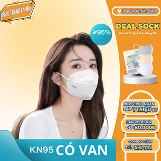 1 Chiếc Khẩu Trang N95 Có Van Chính Hãng 5 Lớp Kháng Khuẩn Chống Bụi Mịn