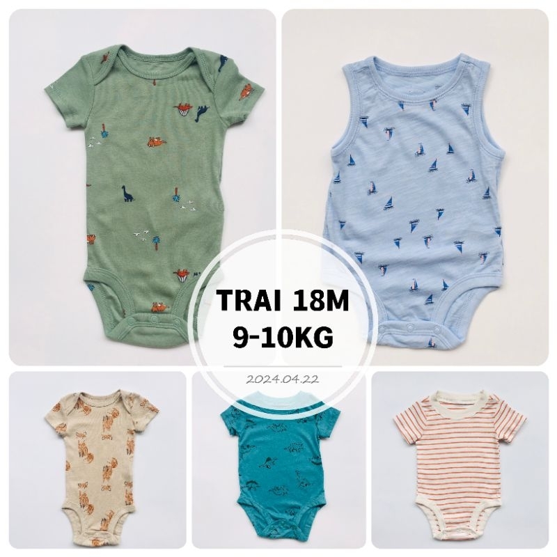 {MUA 5 TẶNG 1} {Size 18m 9-10kg} Body chip cho bé trai