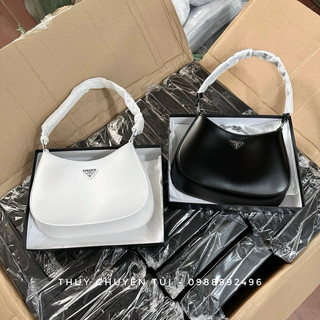 Túi Prada kẹp Nách Dáng Bầu Fullbox