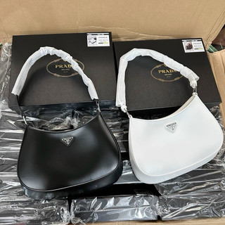 Túi Prada kẹp Nách Dáng Bầu Fullbox