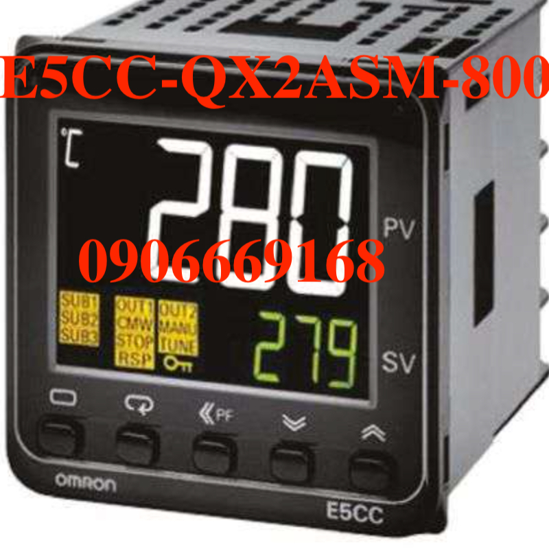 Đồng Hồ Điều Khiển Nhiệt Độ OMRON E5CC-QX2ASM-800