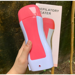 Máy wax lông mini màu Hồng Depilatory Heater cầm tay nhỏ gọn dễ sử dụng tẩy lông tại Nhà