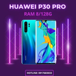 Điện thoại huawei p30 pro ram 8/128g quốc tế 2 sim máy đẹp nguyên zin