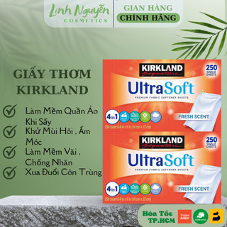 Giấy Thơm Quần Áo Kirkland Signature Premium Fabric Softener 250 Tờ