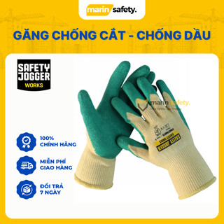 Găng tay lao động chống cắt Safety Jogger Constructo cấp độ 2 - Găng tay bảo hộ chống đâm xuyên tiêu chuẩn EN388:2016