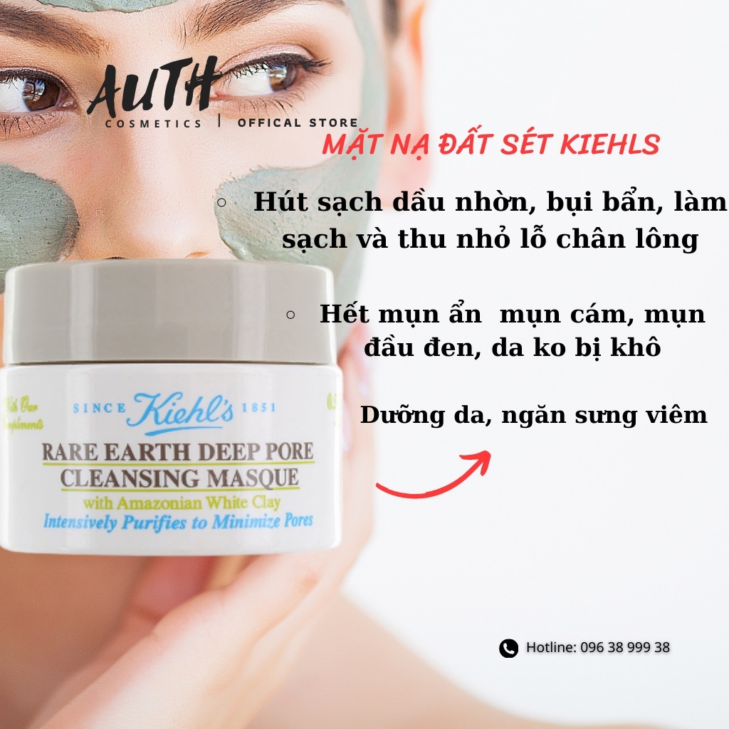 Mặt nạ đất sét Kiehl's Rare Earth Deep Pore Cleansing Masque 125ml | BigBuy360 - bigbuy360.vn