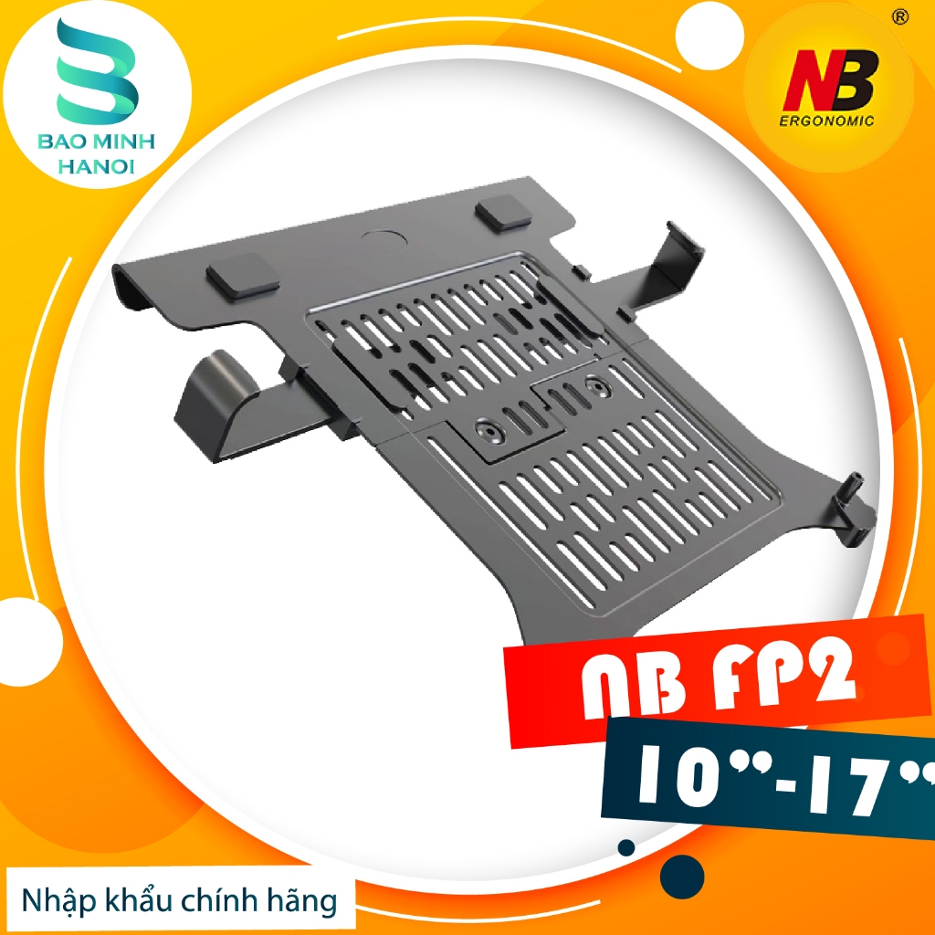 [NB FP2] [10 - 17 Inch] [Giá Đỡ Kẹp Laptop / Macbook] [Lắp Đặt Được Với NB F80 / NB F160]